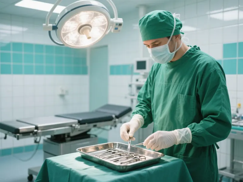 Pequenas cirurgias veterin&aacute;rias em Pindamonhangaba: centro cir&uacute;rgico com instrumentos esterilizados